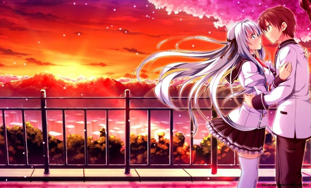 Wallpaper Anime  Romantis  Keren Gambar  Anime  Keren