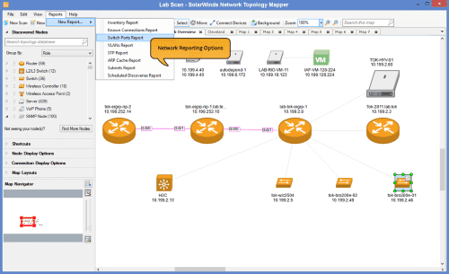 Foto Solarwinds Networkmapping
