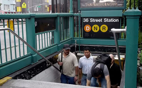 New York City Subway Stairs 1