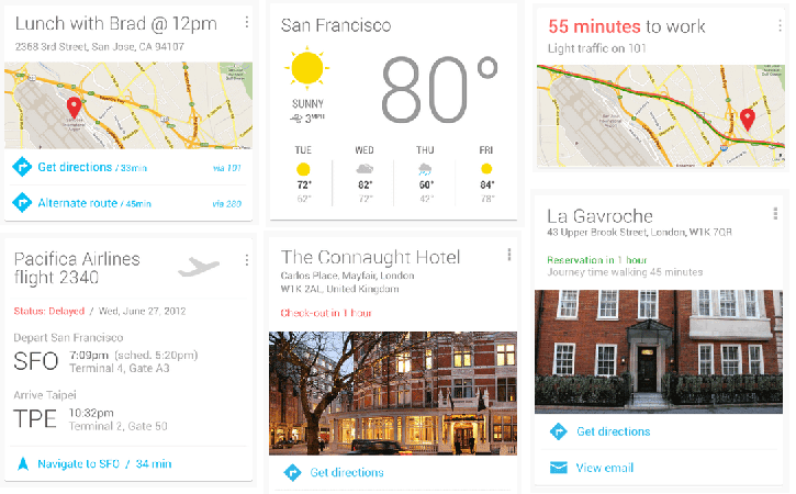 Google Now Card