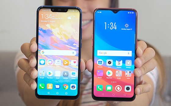 Huawei Nova 3i vs OPPO F9: Duel Jagoan Selfie dan Gaming 