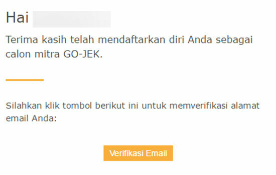 pendaftaran formulir gojek Cara Langsung Lewat Daftar Bisa GOJEK Online, HP