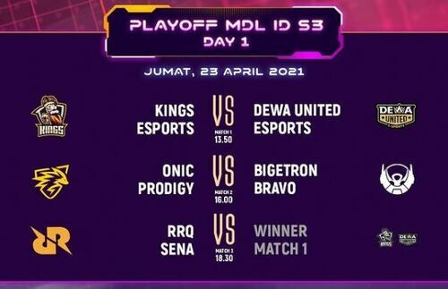 Jadwal Playoff MDL 578b5