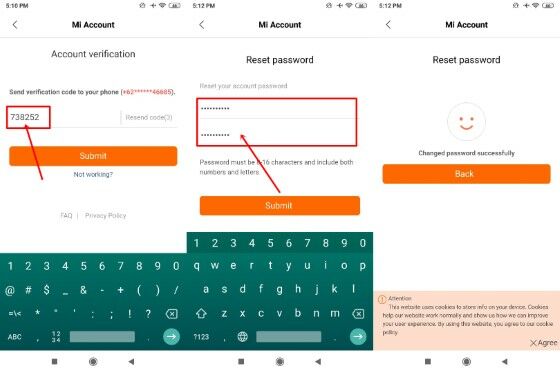 Lupa Kata Sandi Akun Mi Kata Penujuk Ekspresi 2020
