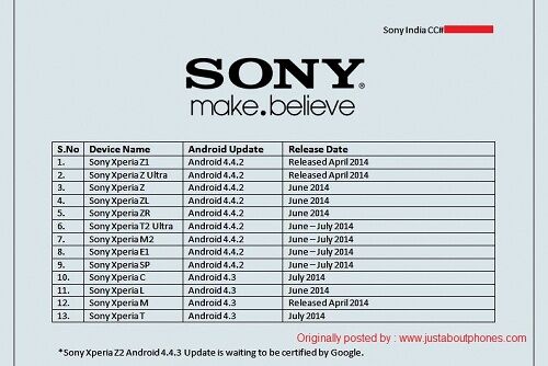 Xperia Update