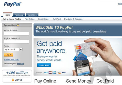 Paypal Home