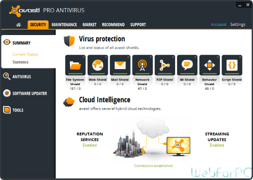 Foto Webforpc Avast