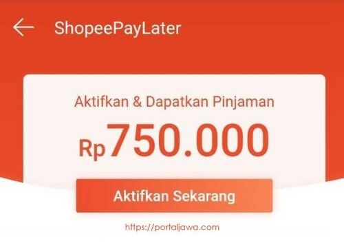 Cara Mengaktifkan Shopee Paylater Ca75b