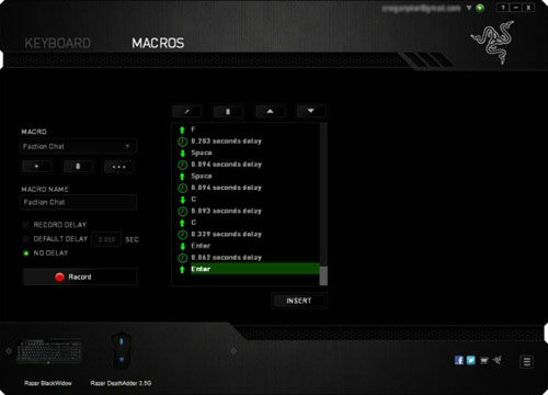 Razer Deathstalker Ultimate Macro