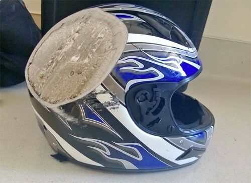 Foto Kengerian Nggak Pakai Helm 1