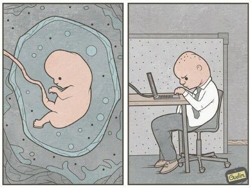 Ilustrasi Mencerminkan Kehidupan Manusia Saat Ini 2