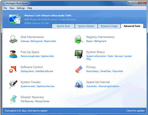 Maksimalkan Performa PC Dengan Auslogics BoostSpeed 7 1