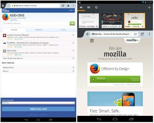Android Browser Firefox