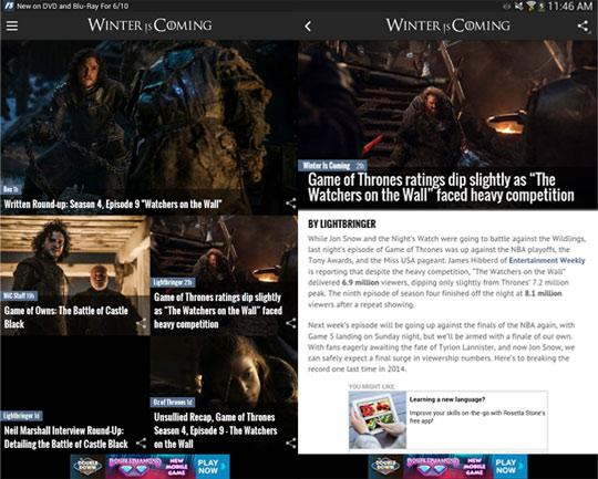 5 Aplikasi Wajib Buat Penggemar Game Of Thrones Jalantikus