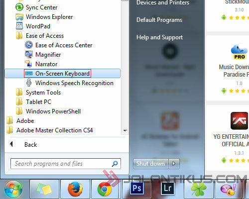 Cara Mengetik Di Komputer Tanpa Keyboard 4