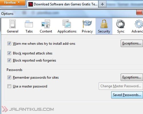 Cara Melihat Password Di Firefox 2