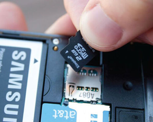 Micro Sd Card In Cell Phone
