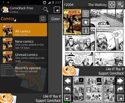 Aplikasi Android Comicrack