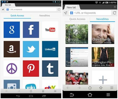 Android Browser Maxthon