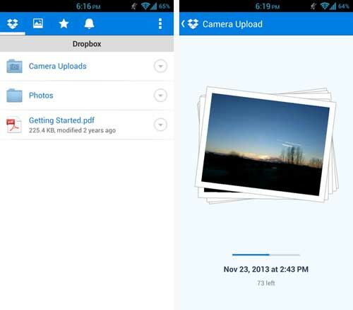 Upload Foto Otomatis Dari Android Dropbox