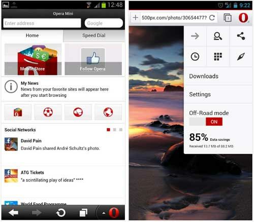 Android Browser Opera