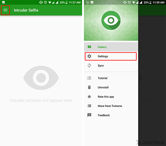 Cara Menggunakan Aplikasi Intruder Selfie 5