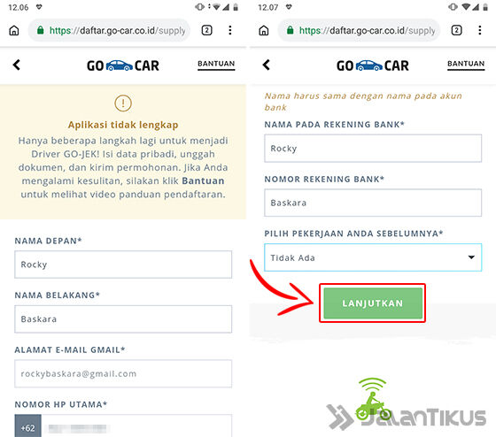 Cara Daftar Go Jek Online 2019 Bisa Langsung Dari Hp