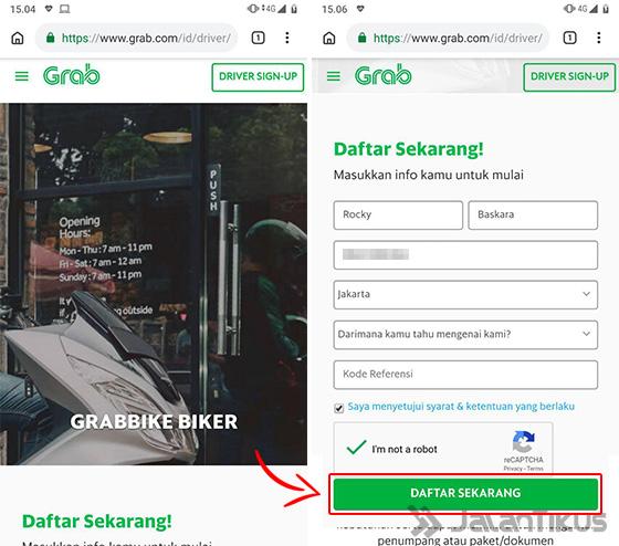 Ini Syarat Cara Daftar Grab Online Terbaru 2020 Lengkap Jalantikus