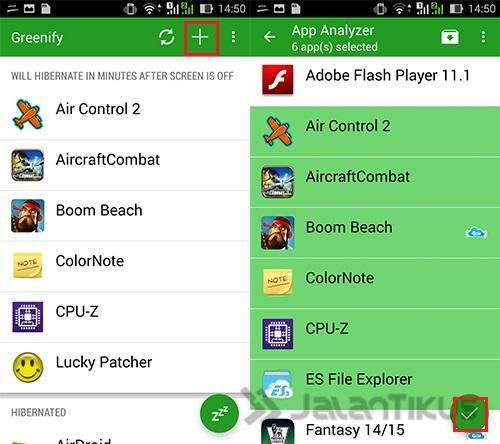 Cara Menambah Ram Android Dengan Hibernasi Aplikasi Menggunakan Greenify 4