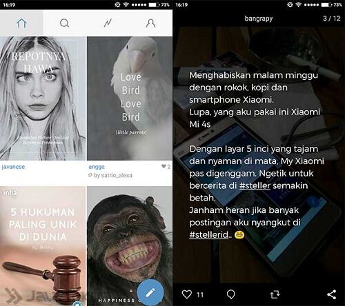 Steller Vs Instagram