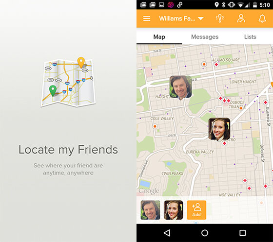 Find My Friends aplikasi untuk melacak keberadaan orang lain