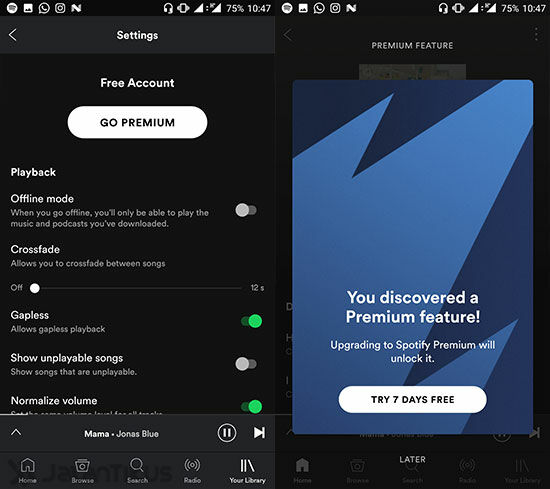 spotify premium android apk march 2018