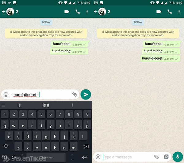 4 Cara Mengubah Huruf di WhatsApp Biar Keren  No Root 