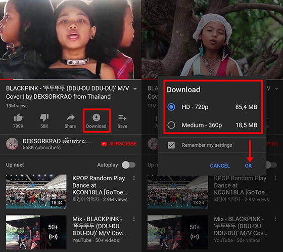 how to download video youtube on cellphone