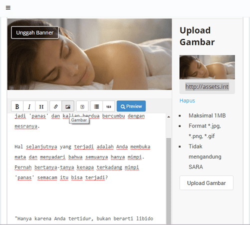 Kontributor Intim 18