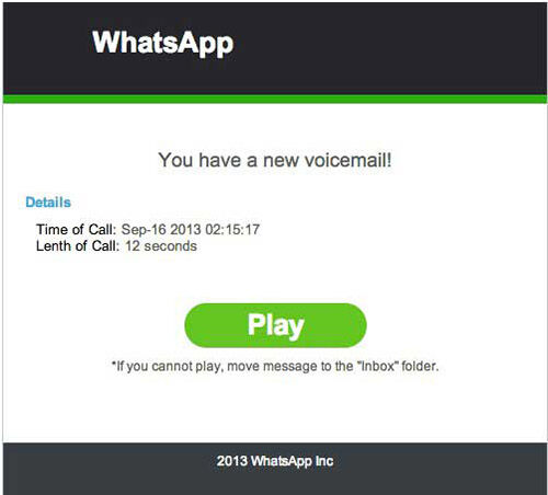 Whatsapp Scam 1