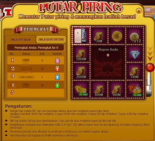 Poker Online Berhadiah Iphone1