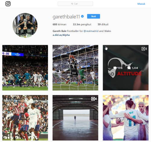 Pemain Sepakbola Followers Terbanyak 6 72631