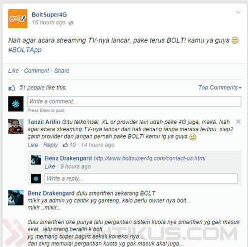 Pengguna BOLT Akan Meninggalkan Layanan BOLT Terkait Kebijakan Kuota 1