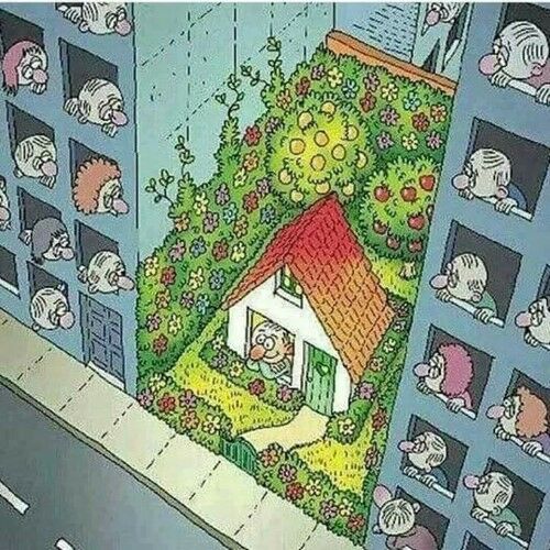 Ilustrasi Mencerminkan Kehidupan Manusia Saat Ini 12