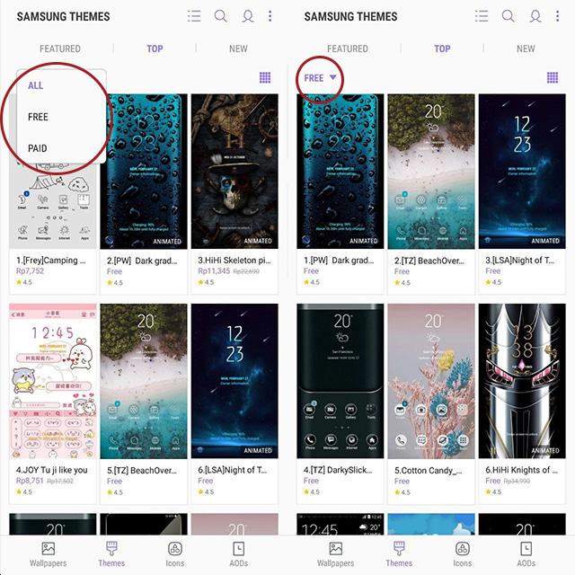 tema hp samsung gratis terbaik 2018