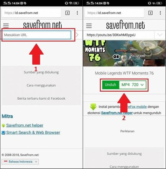 cara download video youtube di pc