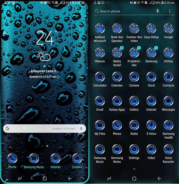 Tema Hp Samsung Gratis Terbaik 2018 Cocok Semua Tipe