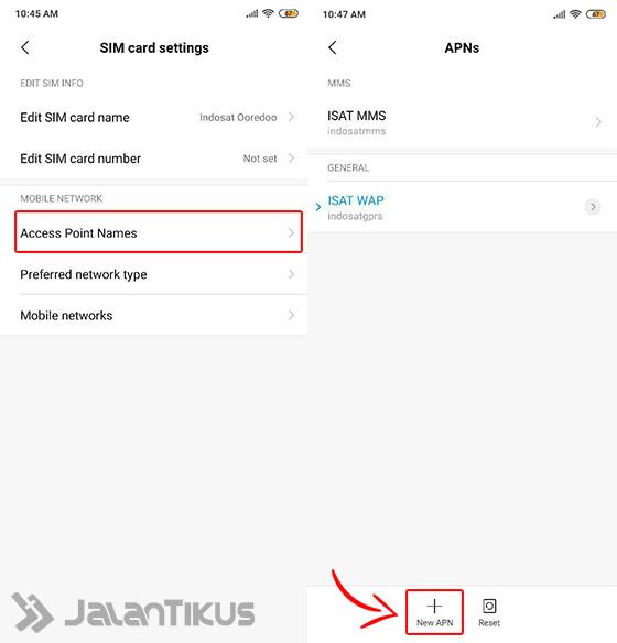 Daftar Apn Indosat 4g Tercepat 2020 Cara Setting Jalantikus