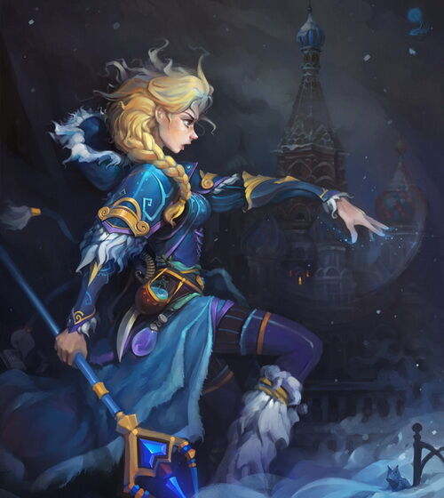 1420629915 Inilah Wujud Heroine Dota 2 Jika Digambar Dengan Gaya Frozen 1
