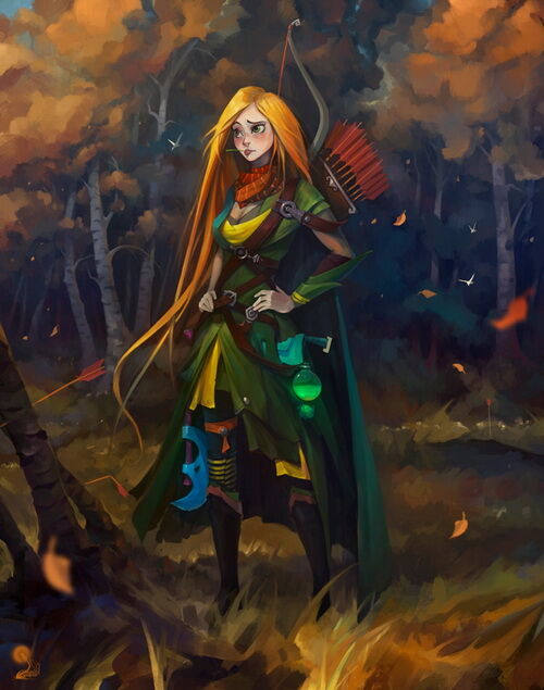 1420629915 Inilah Wujud Heroine Dota 2 Jika Digambar Dengan Gaya Frozen 2