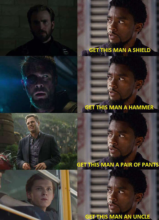 10 Meme Black Panther dan T'Challa yang Bikin Ngomong 