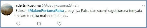 Malam Pertama Raisa 10