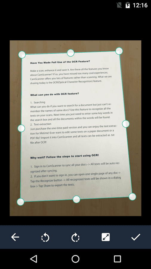 Scan Dokumen Di Android Dengan Camscanner