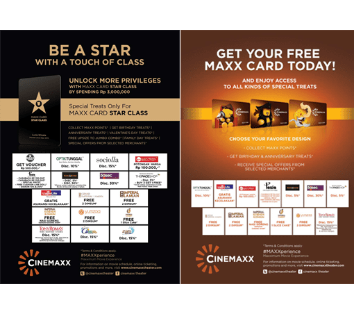 Poster Cinemaxx Maxx Card